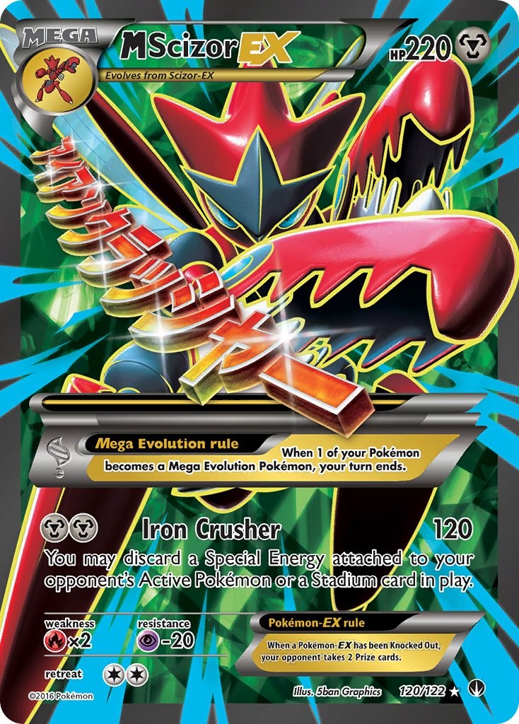 M Scizor EX (Full Art) [BKP - 120/122]