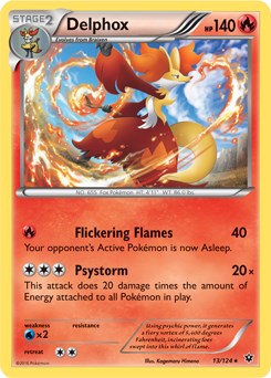 Delphox - 13/124 (XY Fates Collide) [PR - 013/124]