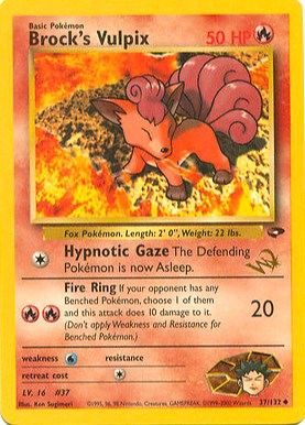 Brock's Vulpix [W Stamped] [PR - 037/132]