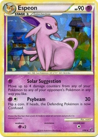 Espeon - 2/90 (HGSS Undaunted - Cracked Ice Holo) [PR - 002/090]