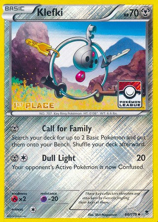 Klefki - 66/119 (Pokemon League) [1st Place] [PR - 066/119]