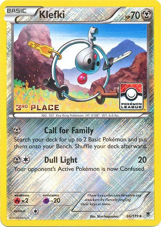 Klefki - 66/119 (Pokemon League) [3rd Place] [PR - 066/119]