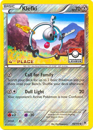 Klefki - 66/119 (League Promo) [4th Place] [PR - 066/119]