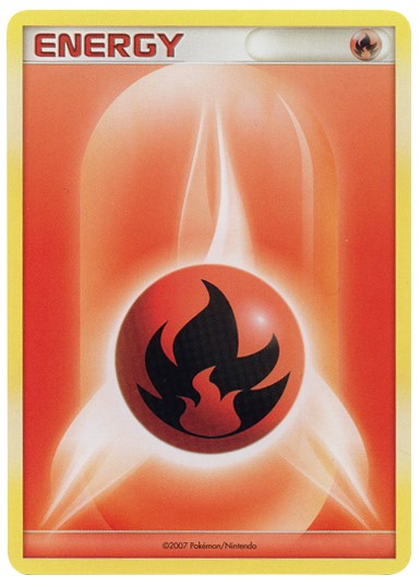 Fire Energy (2007 Unnumbered D/P Style Non-Holo) [PR]
