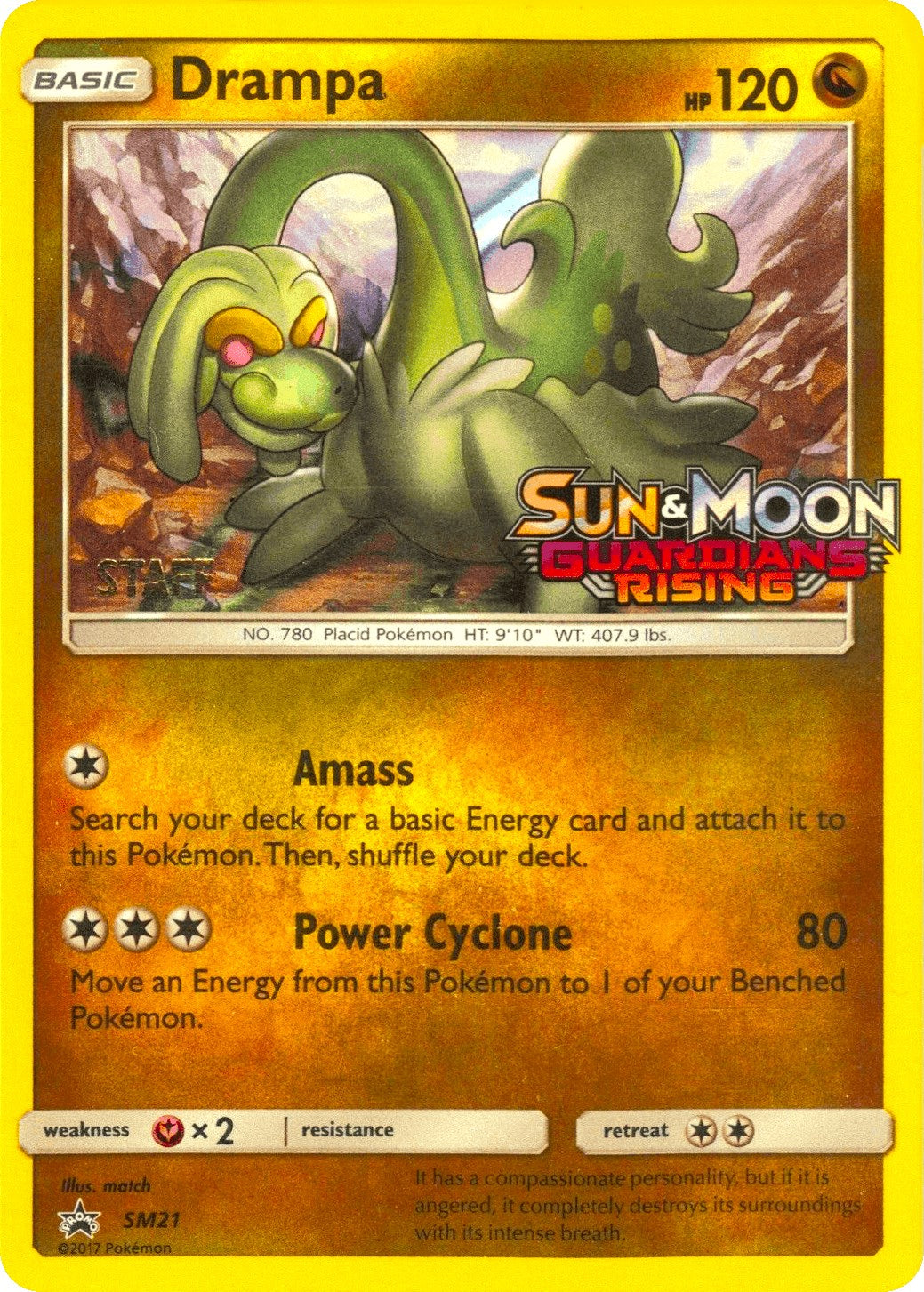 Drampa - SM21 (Prerelease) [Staff] [SMP - SM21]