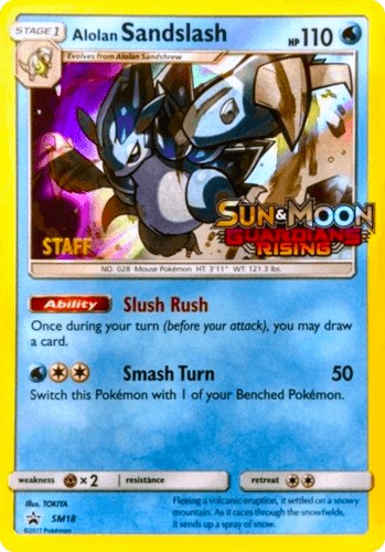 Alolan Sandslash - SM18 (Prerelease) [Staff] [SMP - SM18]