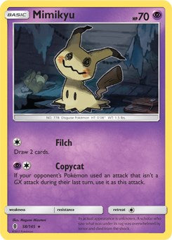 Mimikyu - 58/145 (SM Guardians Rising) [PR - 058/145]