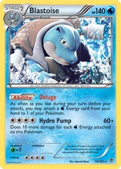 Blastoise - 16/101 (BW Plasma Blast) [PR - 016/101]