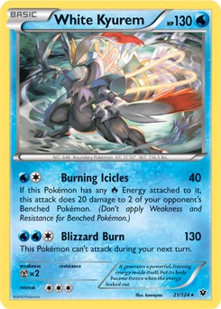 White Kyurem - 21/124 (XY Fates Collide) [PR - 021/124]