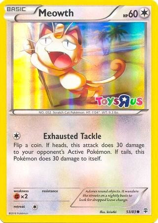 Meowth - 53/83 (Toys R Us Promo) [MCAP - 053/083]
