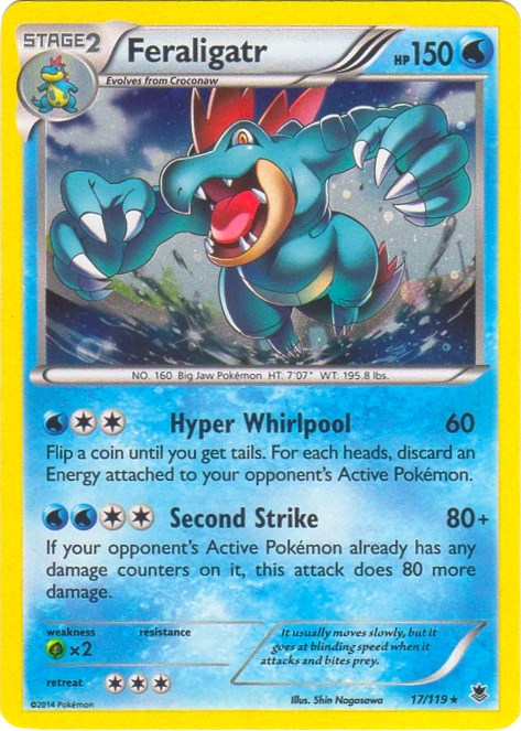 Feraligatr - 17/119 (Cosmos Holo) [BLE - 017/119]