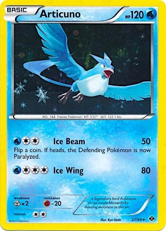 Articuno - 27/99 (Next Destinies) [BLE - 027/099]