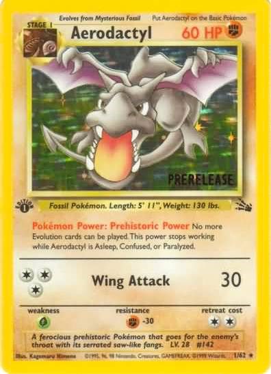 Aerodactyl (Prerelease) [PR - 01/62]