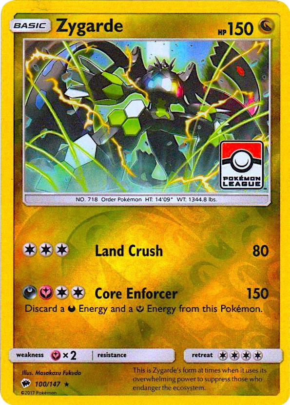 Zygarde - 100/147 (Pokemon League) [PR - 100/147]