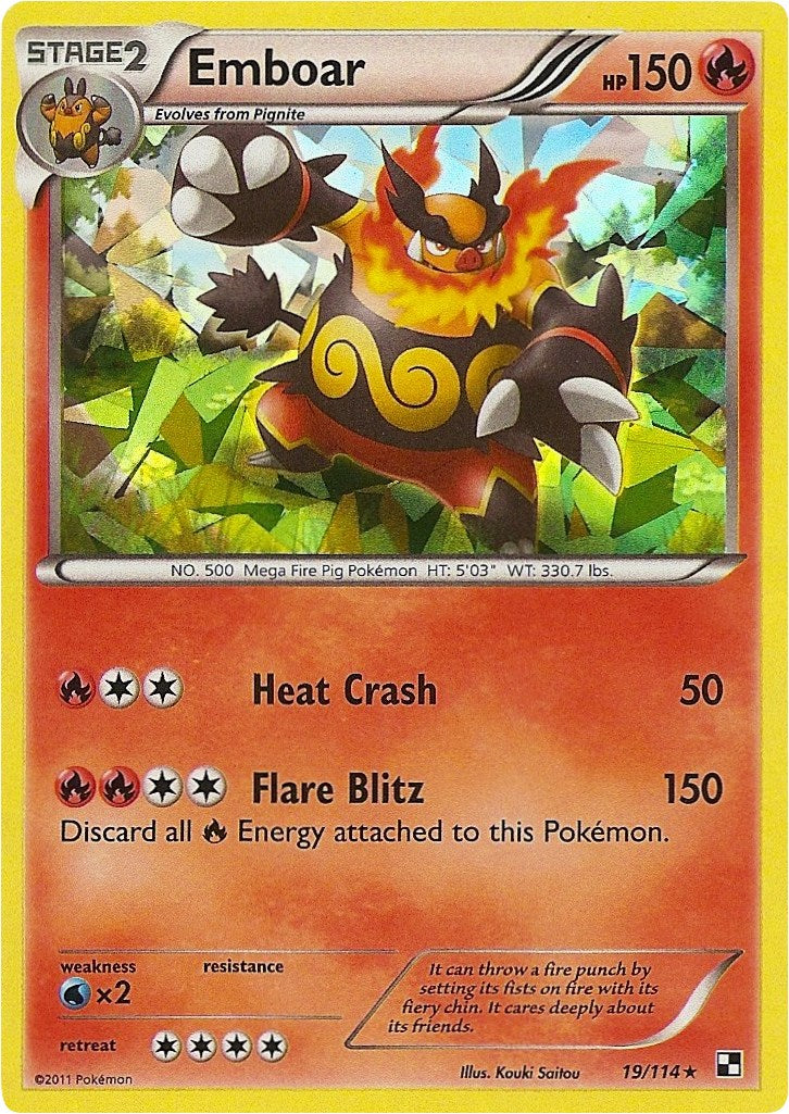 Emboar - 19/114 (Cracked Ice Holo) [PR - 019/114]