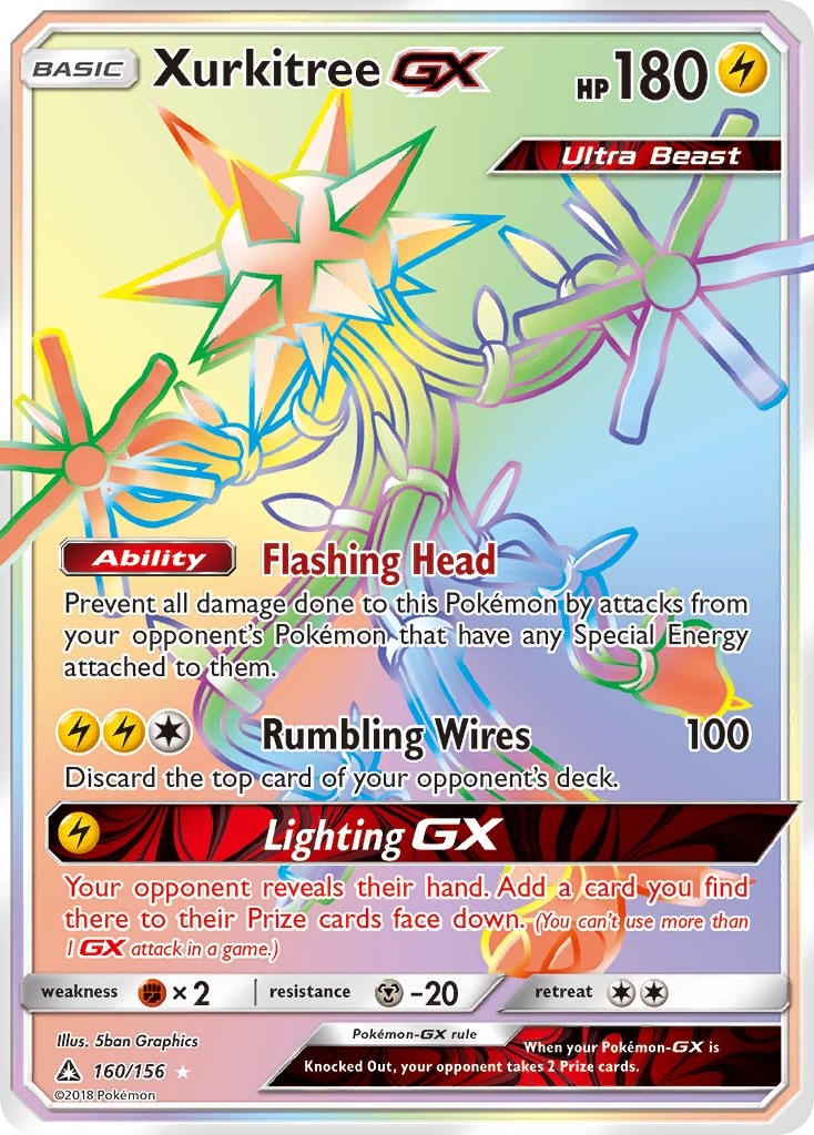 Xurkitree GX (Secret Rare) [SM05 - 160/156]