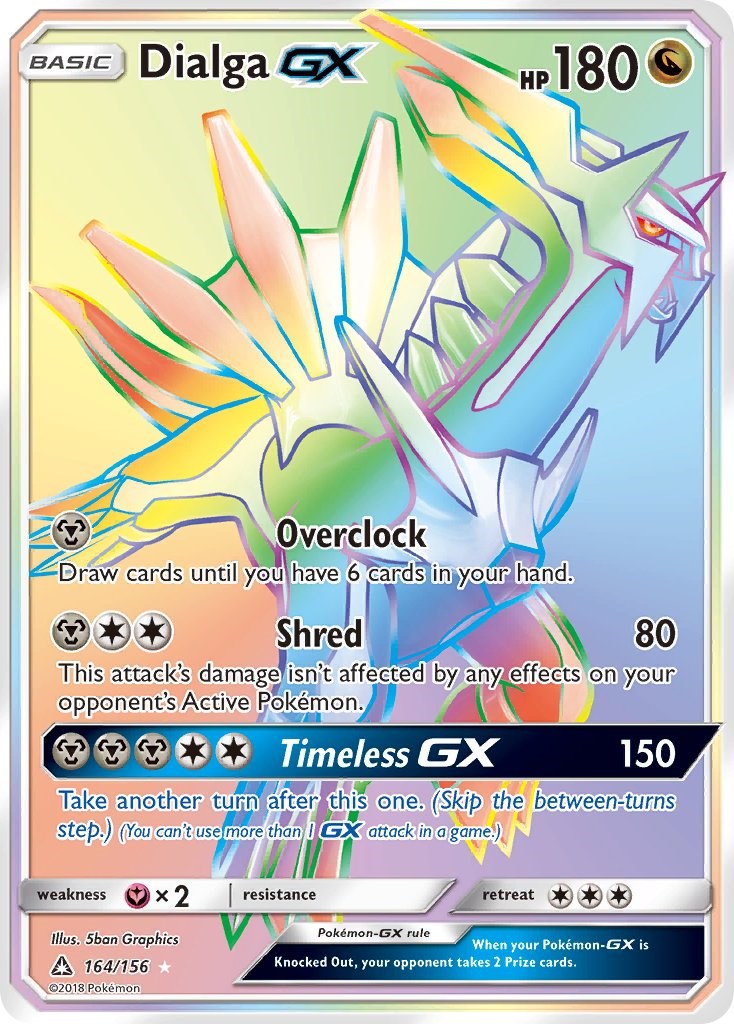 Dialga GX (Secret Rare) [SM05 - 164/156]