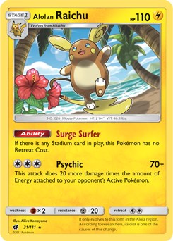 Alolan Raichu - 31/111 (SM Crimson Invasion) [PR - 031/111]