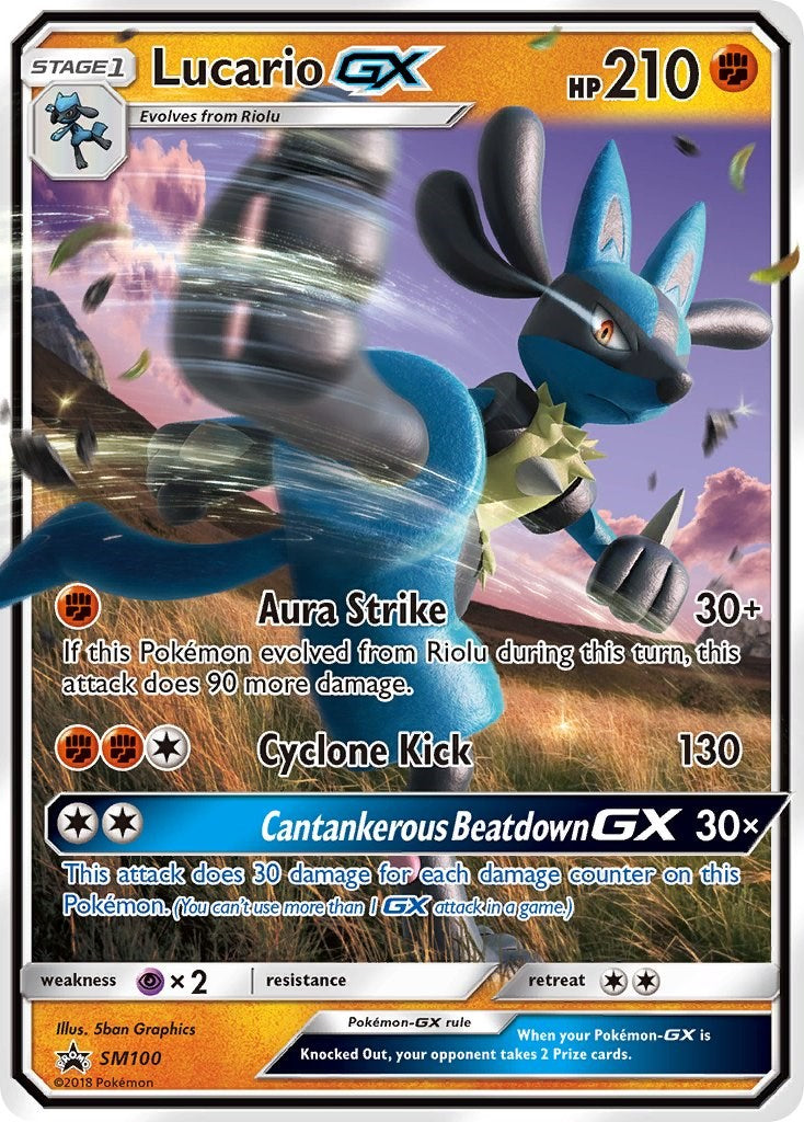 Lucario GX - SM100 [SMP - SM100]