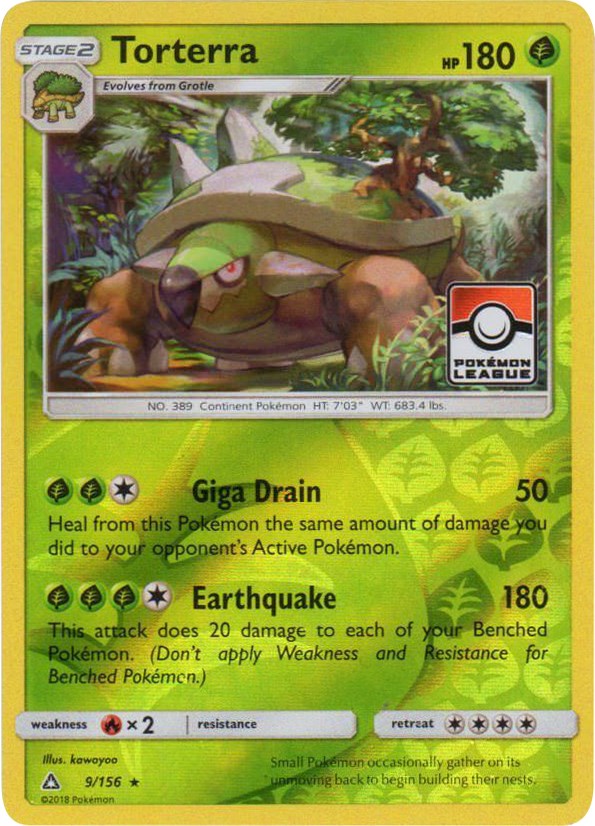 Torterra - 9/156 (Pokemon League) [PR - 009/156]