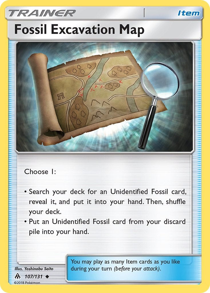 Fossil Excavation Map [SM06 - 107/131]