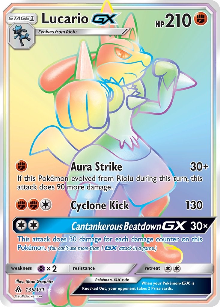Lucario GX (Secret) [SM06 - 135/131]