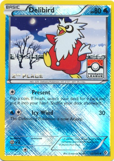 Delibird - 38/149 (Pokemon League) [2nd Place] [PR - 038/149]