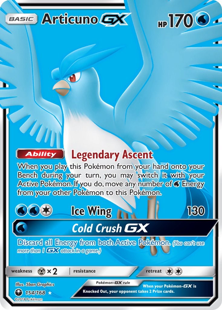 Articuno GX (Full Art) [CES - 154/168]