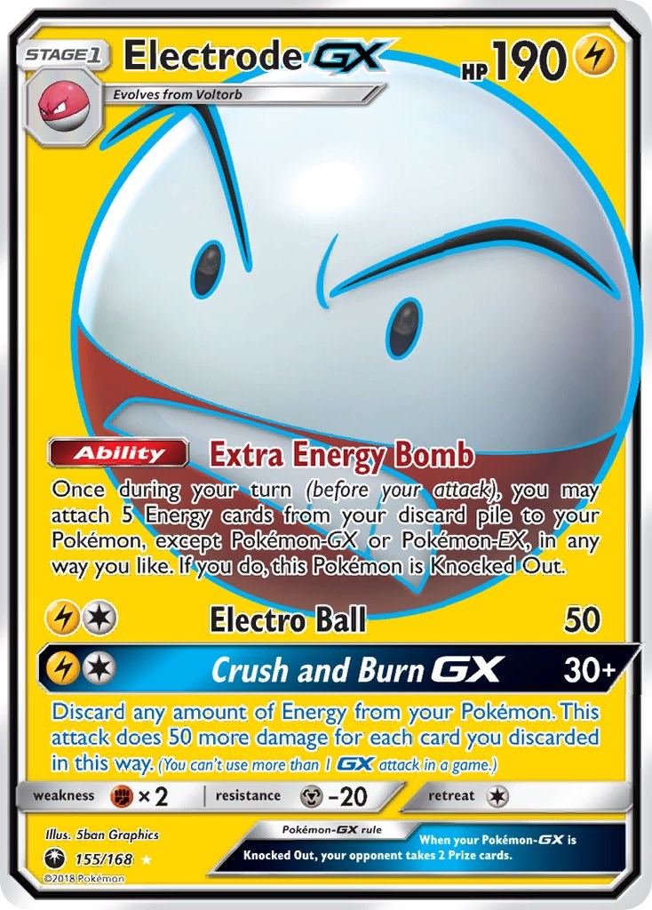 Electrode GX (Full Art) [CES - 155/168]