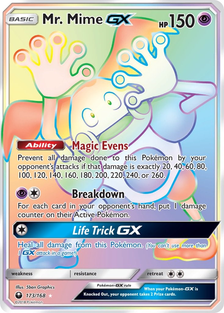 Mr. Mime GX (Secret) [CES - 173/168]