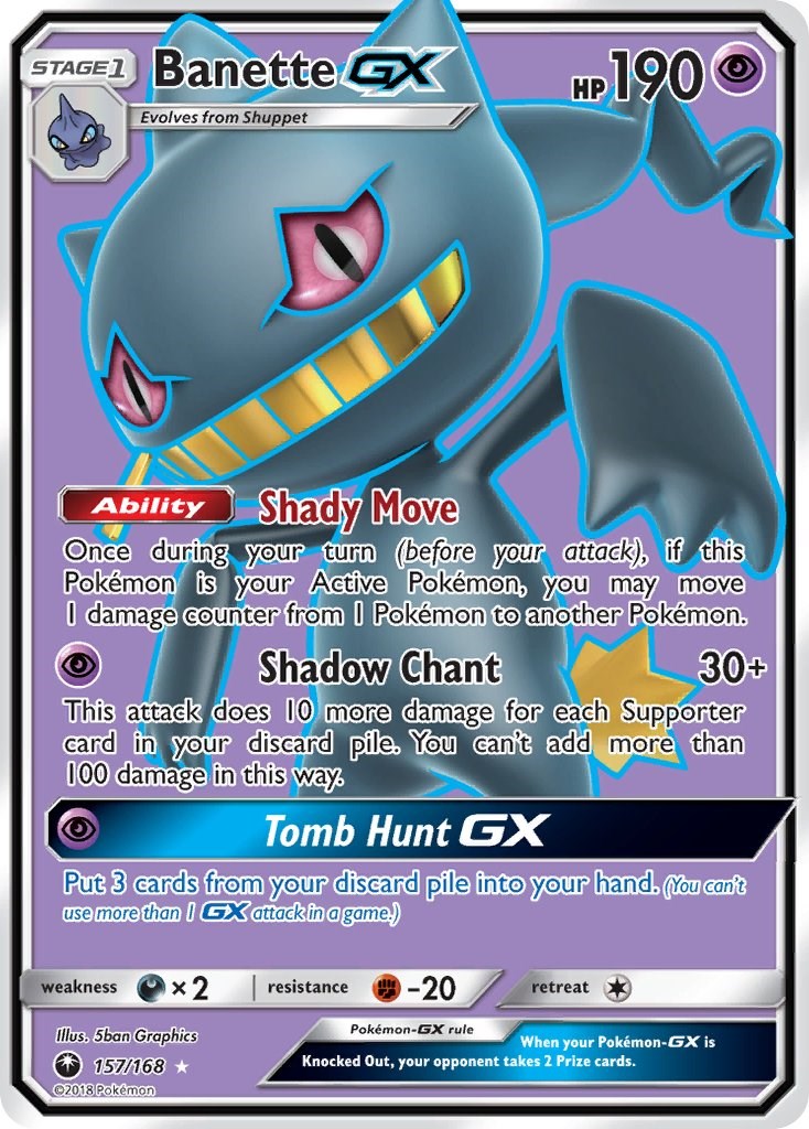 Banette GX (Full Art) [CES - 157/168]