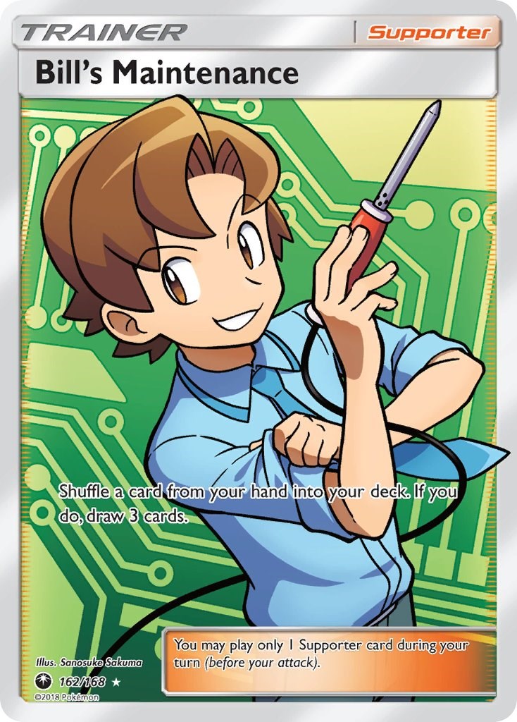 Bill's Maintenance (Full Art) [CES - 162/168]