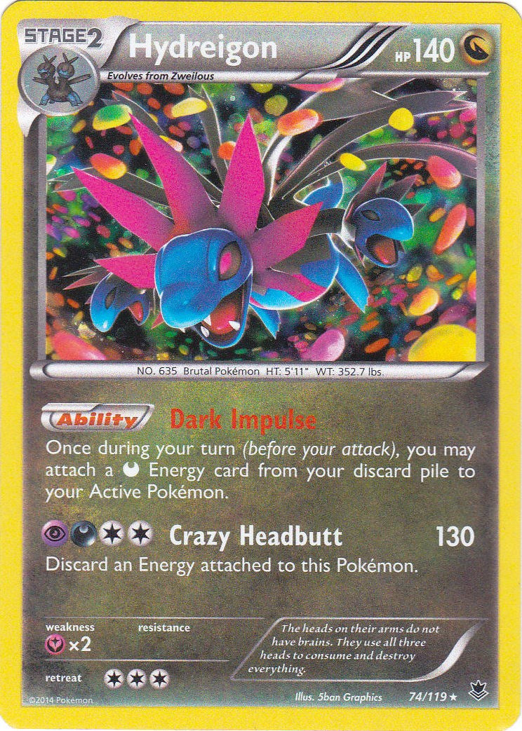 Hydreigon - 074/119 (Cosmos Holo) [BLE - 074/119]