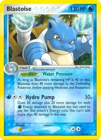 Blastoise - 14/100 (EX Crystal Guardians) [PR - 014/100]