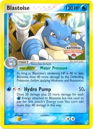 Blastoise - 14/100 (National Championships) [PR - 014/100]