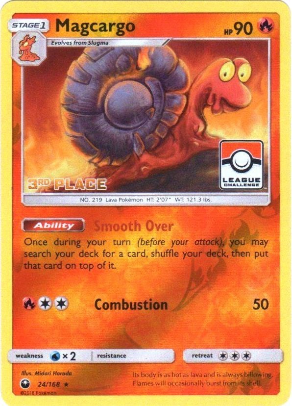 Magcargo - 24/168 (Pokemon League) [3rd Place] [PR - 024/168]