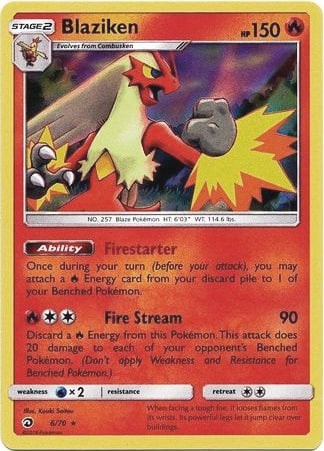 Blaziken - 6/70 (Dragon Majesty) [PR - 006/070]