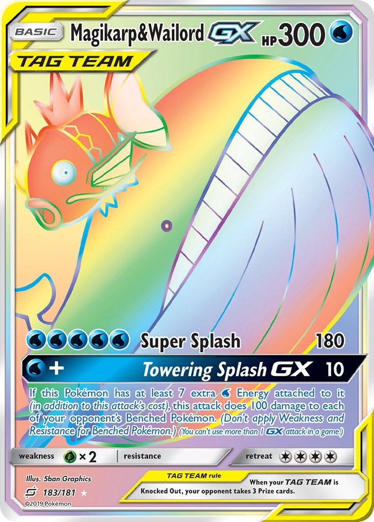 Magikarp & Wailord GX (Secret) [SM9 - 183/181]