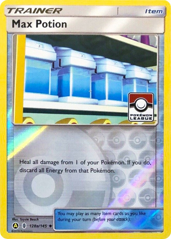 Max Potion - 128a/145 (Pokemon League) [PR - 128a/145]