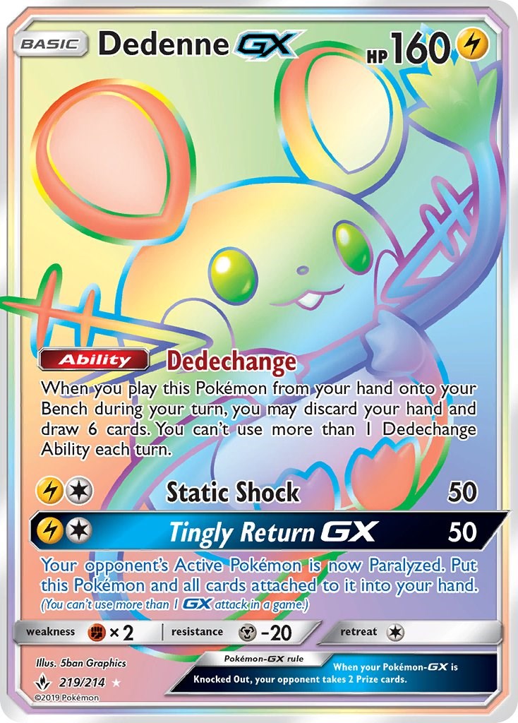 Dedenne GX (Secret) [SM10 - 219/214]