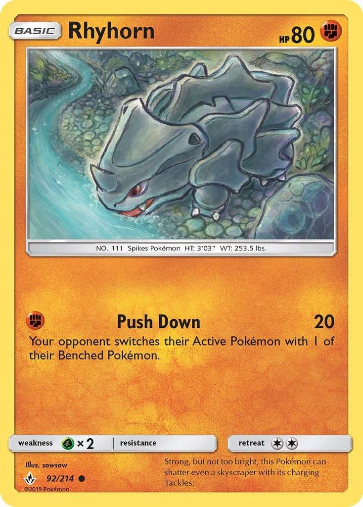 Rhyhorn (92) [SM10 - 92/214]