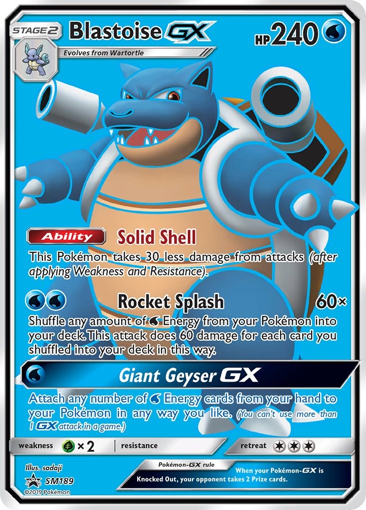 Blastoise GX - SM189 [SMP - SM189]
