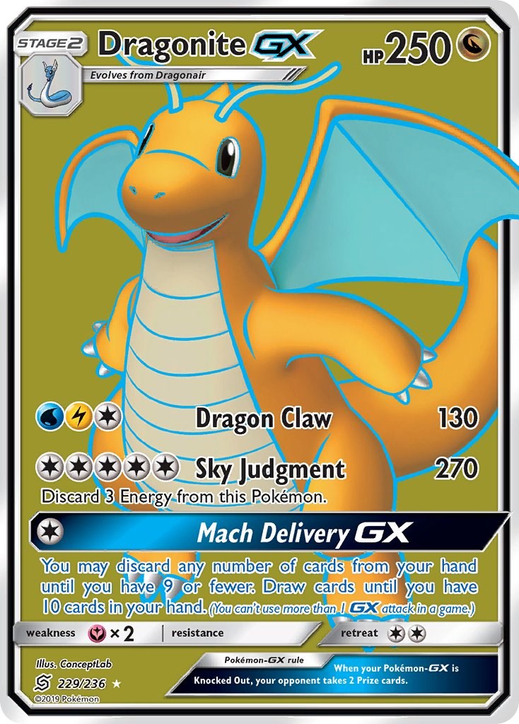 Dragonite GX (Full Art) [SM11 - 229/236]