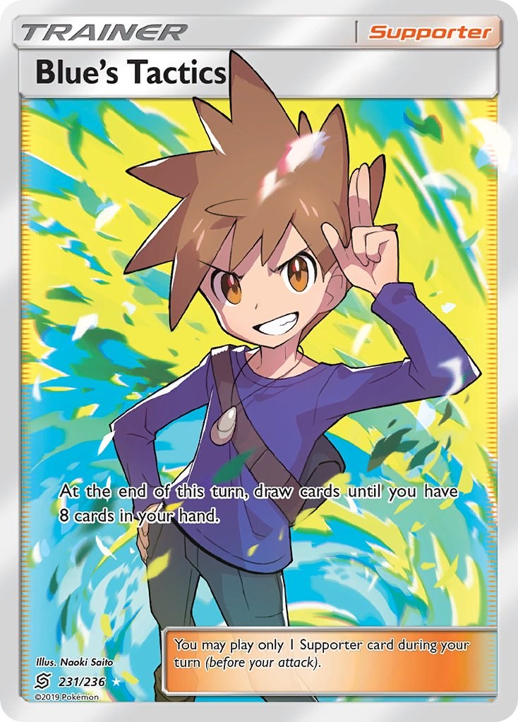 Blue's Tactics (Full Art) [SM11 - 231/236]