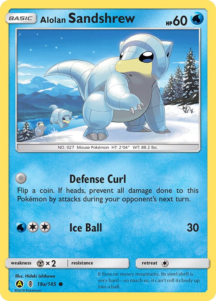 Alolan Sandshrew - 19a/145 [PR - 019a/145]