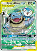 Blastoise & Piplup GX (Alternate Full Art) [SM12 - 215/236]