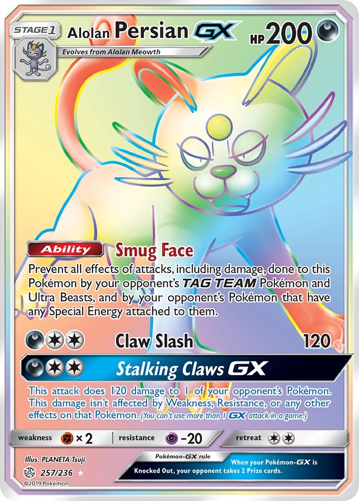 Alolan Persian GX (Secret) [SM12 - 257/236]