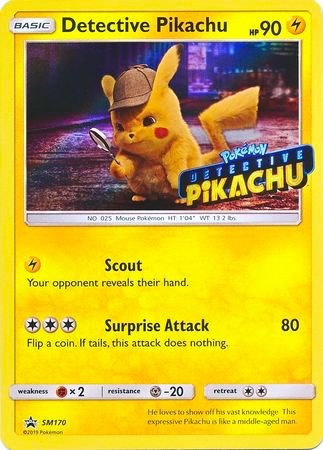 Detective Pikachu - SM170 (Stamped) [SMP - SM170]