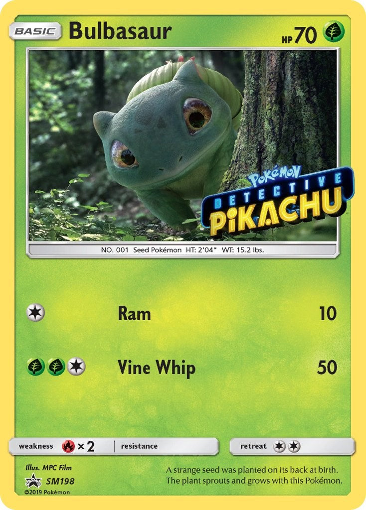 Bulbasaur - SM198 (Detective Pikachu Stamped) [SMP - SM198]