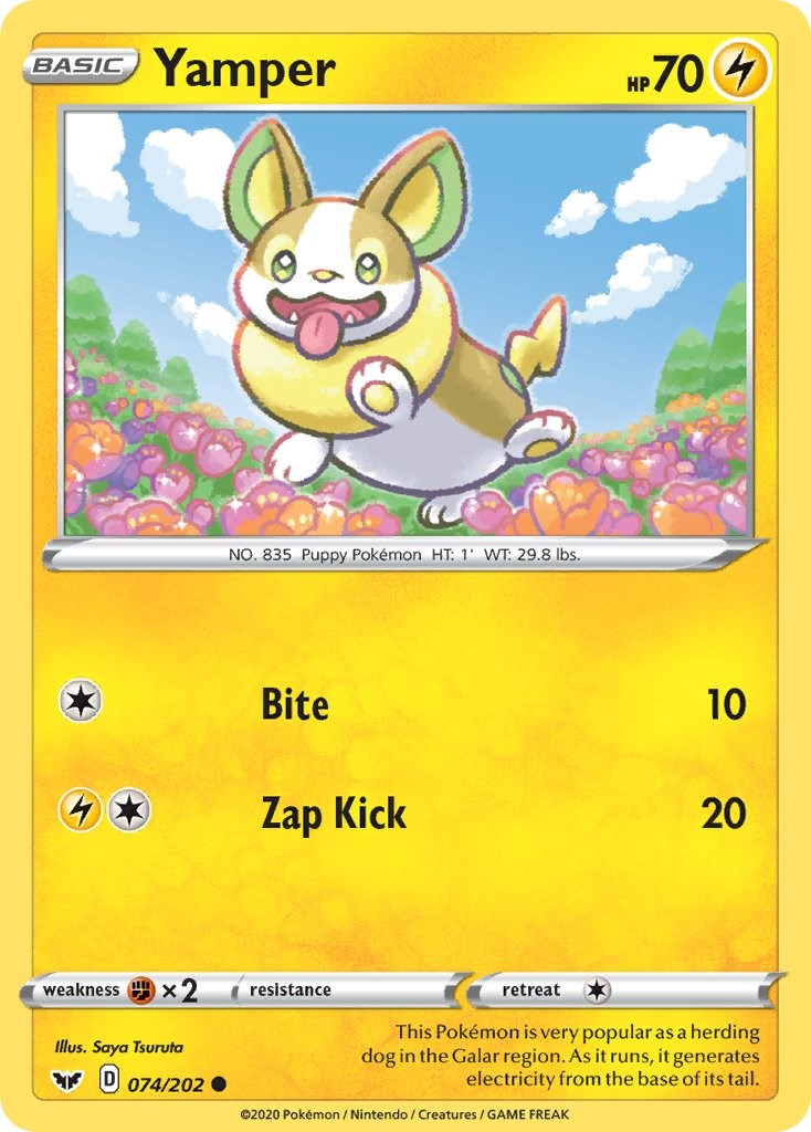 Yamper (074) [SWSH01 - 074/202]